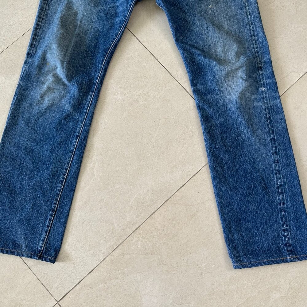 Levi's Vintage Clothing LVC 1947 501xx Selvedge Straight Leg Denim Jeans 33x31 - Picture 3 of 12